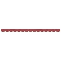 Berkfield Home Replacement Fabric for Awning Valance Burgundy Stripe 3.5 m in Red - thumbnail 3