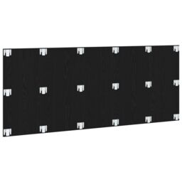 Berkfield Home Bed Headboard Black Oak 200x1, 5x80 cm Engineered Wood - thumbnail 6