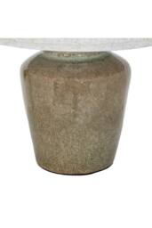 KDMD Mottura Ceramic Table Lamp with Linen Shade Elegant Modern Lighting in Light Brown - thumbnail 4