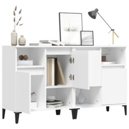 Berkfield Home Sideboards 2 pcs White 60x35x70 cm Engineered Wood - Size: 60 x 35 x 70 cm - thumbnail 4