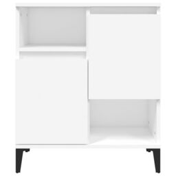 Berkfield Home Sideboards 2 pcs White 60x35x70 cm Engineered Wood - Size: 60 x 35 x 70 cm - thumbnail 6