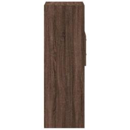 Berkfield Home Highboard Brown Oak 45x42.5x124 cm Engineered Wood - thumbnail 5