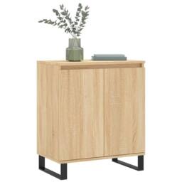 Berkfield Home Sideboard Sonoma Oak 60x35x70 cm Engineered Wood in Brown - Size: 60 x 35 x 70 cm - thumbnail 3