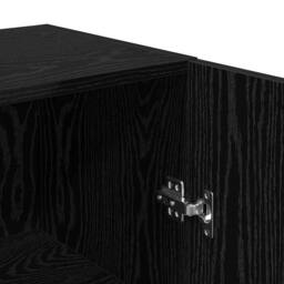 Berkfield Home TV Cabinet 4 pcs Black oak 30.5 x 30 x 60 cm Engineered wood - thumbnail 6