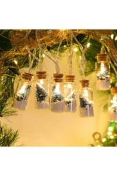 KDMD Halloween Wishing Bottle LED String Lights 2M 10 Bulbs IP44 in Clear - thumbnail 2