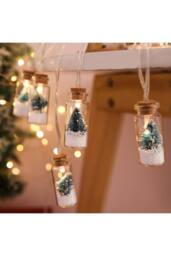 KDMD Halloween Wishing Bottle LED String Lights 2M 10 Bulbs IP44 in Clear - thumbnail 3