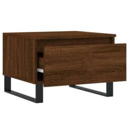 Berkfield Home Coffee Tables 2 pcs Brown Oak 50x46x35 cm Engineered Wood - Size: 50 x 46 x 35 cm - thumbnail 7
