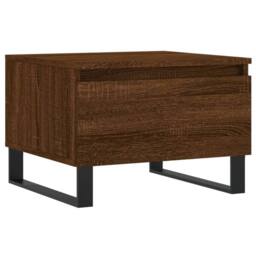 Berkfield Home Coffee Tables 2 pcs Brown Oak 50x46x35 cm Engineered Wood - Size: 50 x 46 x 35 cm - thumbnail 5