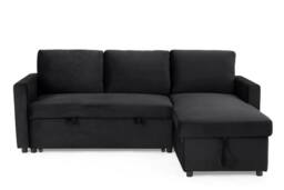 DS Living The Tranquilo 3 Seater Sofa Bed in Black - thumbnail 2