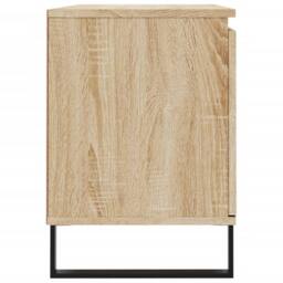 Berkfield Home TV Cabinet Sonoma Oak 104x35x50 cm Engineered Wood in Light Brown - Size: 104 x 35 x 50 cm - thumbnail 7