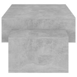 Berkfield Home Decorative Coffee Table Concrete Grey 105x55x32 cm Engineered Wood - Size: 105 x 55 x 32 cm - thumbnail 6