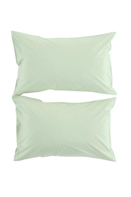 CHRISTY Pure Cotton Percale Standard Pillowcase Pair in Green - image 1