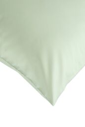 CHRISTY Pure Cotton Percale Standard Pillowcase Pair in Green - thumbnail 5