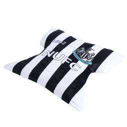 Newcastle United FC Retro Cushion in Jet Black