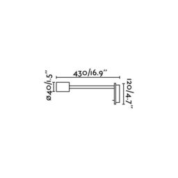 Netlighting Leser LED Indoor Wall Light Reading Lamp Satin Nickel in Grey - thumbnail 2