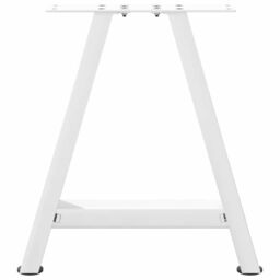 Berkfield Home Coffee Table Legs A-Shaped 2 pcs White¬†38x(42-43) cm Steel in White - thumbnail 5