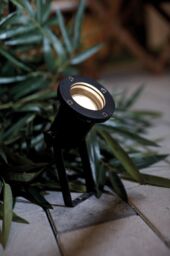 Nordlux Modern Outdoor Spot Light Black Aluminium Solar GU10 Sensor Adjustable Head - Mains Powered, IP54 - thumbnail 3