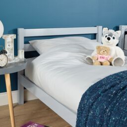 Home Source Hendon Single Painted Bunk Bed Convertible To Two Single Beds in Grey - thumbnail 9