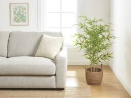 Vente-unique Artificial Bamboo Tree - H122 Cm - Green - BAMBOUSERAIE - thumbnail 3