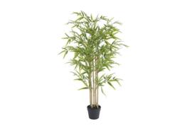 Vente-unique Artificial Bamboo Tree - H122 Cm - Green - BAMBOUSERAIE - thumbnail 2