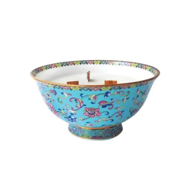 Candle Up Soul Bowl Teal Candle - image 1