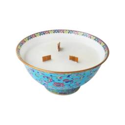 Candle Up Soul Bowl Teal Candle - thumbnail 2