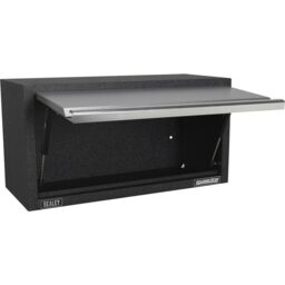 Loops 680mm Modular Wall Cabinet - Lift-up Door with Gas Struts - Aluminium Handles - thumbnail 3