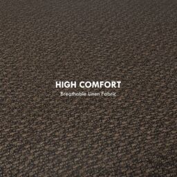 HOMCOM Storage Ottoman, Round Stool Chair with Cushioned Top, Hidden Space in Brown - thumbnail 5