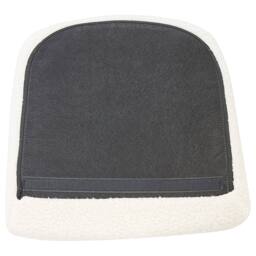 Wyld and Coco White Bouclé Rocking Armchair Gold Metal Legs Retro Traditional - thumbnail 8