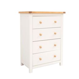 Cabinet Bits Maggiori 4 Drawer Chest of Drawers Wood Knob in Off-White - thumbnail 2