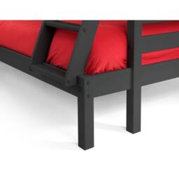 Cheshire Cobalt Triple Sleeper Bunk Anthracite - Small Double (120cm) in Charcoal - thumbnail 6