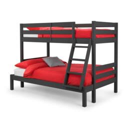 Cheshire Cobalt Triple Sleeper Bunk Anthracite - Small Double (120cm) in Charcoal