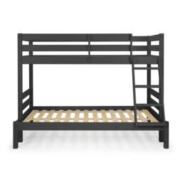 Cheshire Cobalt Triple Sleeper Bunk Anthracite - Small Double (120cm) in Charcoal - thumbnail 4