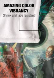 Batman Alex Ross Panels Officially Licensed Silky Touch Super Soft Throw Blanket 152x127 cm in White - thumbnail 4