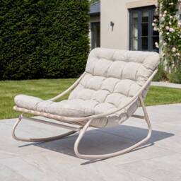 Artemis Home Softrock Outdoor Rocking Chair in Stone - thumbnail 2