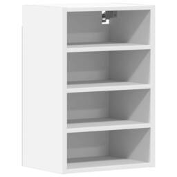 Berkfield Home Hanging Cabinet White 40x29.5x60 cm Engineered Wood - thumbnail 1