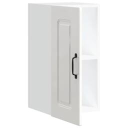 Berkfield Home Kitchen Wall Cabinet Kalmar High Gloss White Engineered Wood - thumbnail 5