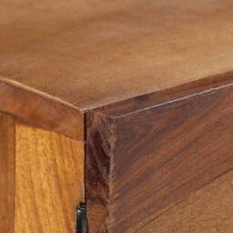 Berkfield Home Sideboard Brown Solid Reclaimed Wood 110x30x75 cm - Size: 110 x 30 x 75 cm - thumbnail 6