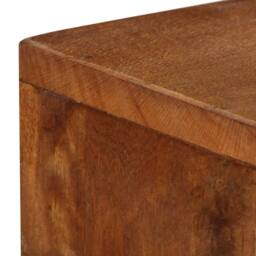 Berkfield Home Sideboard Brown Solid Reclaimed Wood 110x30x75 cm - Size: 110 x 30 x 75 cm - thumbnail 7