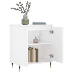 Berkfield Home Sideboard White 60x35x70 cm Engineered Wood - Size: 60 x 35 x 70 cm - thumbnail 4