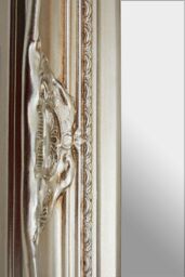 Orsina Ornate Acanthus Leaf Wall Mirror, Decorative Accent Piece For Hallway, Detailed Carved Rectangular Mirror in Gold - thumbnail 4