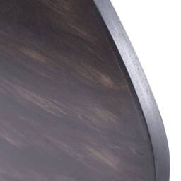 Wyld and Coco Wall Clock - Dark Brown MDF Irregular Shape with Gold Hands - thumbnail 5