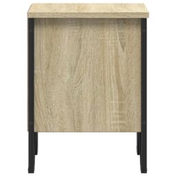 Berkfield Home Bedside Cabinet Sonoma Oak 2 pcs 40x30x40 cm Engineered Wood in Brown - Size: 40 x 30 x 40 cm - thumbnail 6