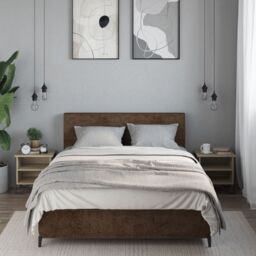 Berkfield Home Bedside Cabinet Sonoma Oak 2 pcs 40x30x40 cm Engineered Wood in Brown - Size: 40 x 30 x 40 cm - thumbnail 3
