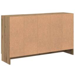 Berkfield Home Sideboard Artisan Oak 120x30.5x70 cm Engineered Wood in Brown - thumbnail 6