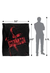 DC Comics The Batman (2022) Monochromatic Red Blanket 152 x 127 cm in White - thumbnail 5
