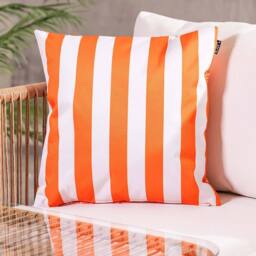 icon 2 Pack Cushion 43x43cm Deck Stripe Orange, Double Sided in Orange - Size: 43x43 cm - thumbnail 2