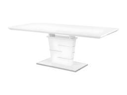 Vente-unique Extendable Dining Table - 6 - 8 Seater - Lacqured White MDF - AMELLE - thumbnail 8