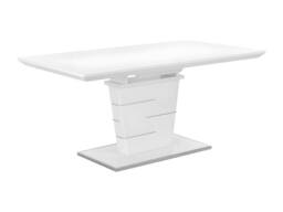 Vente-unique Extendable Dining Table - 6 - 8 Seater - Lacqured White MDF - AMELLE - thumbnail 6