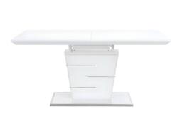 Vente-unique Extendable Dining Table - 6 - 8 Seater - Lacqured White MDF - AMELLE - thumbnail 2